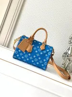 Premium Mirror Quality Speedy with Leather Strap Shoulder Bags