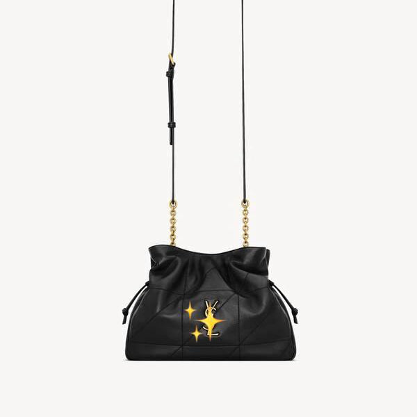 Premium Mirror Quality JAMIE SHOULDER POUCH IN LAMBSKIN