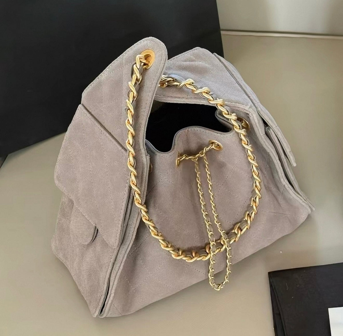Premium Quality Women’s Hobo style Shoulder & CrossBody Bag in Sued Leather