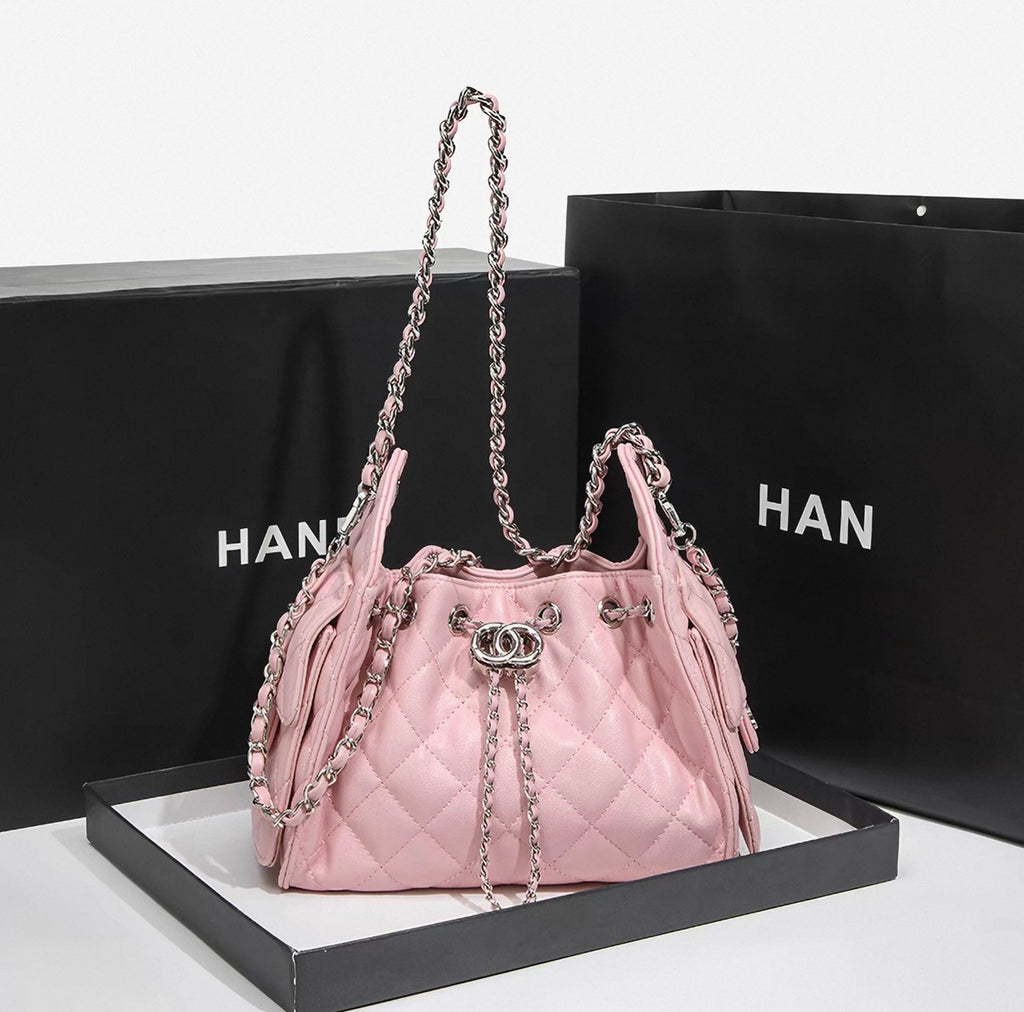 Premium Mirror Quality Leather Hobo Pocket Style With Gold/ Sliver Hardware