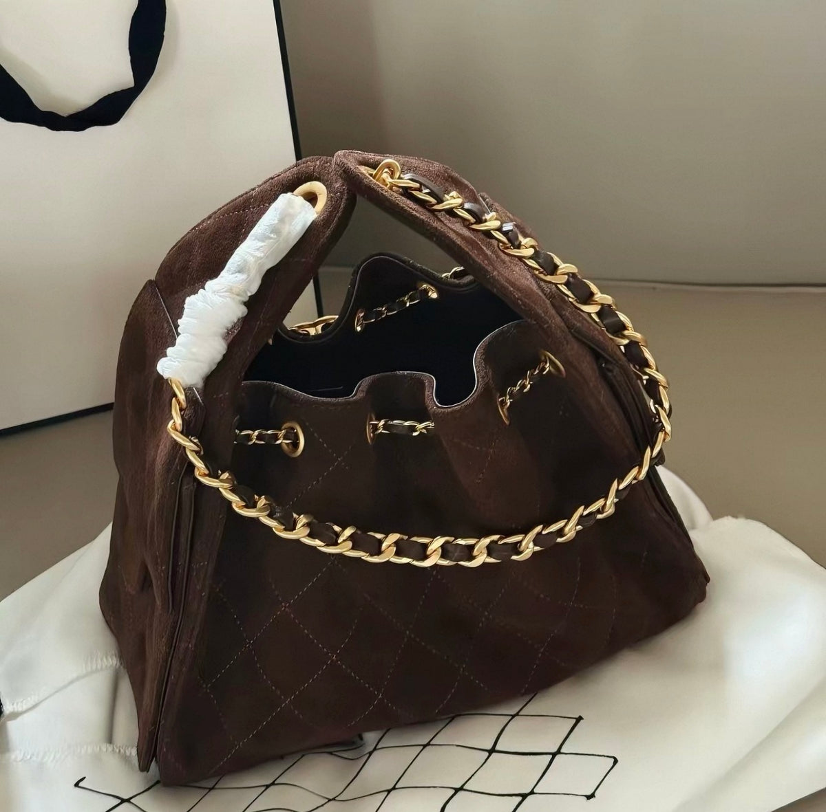 Premium Quality Women’s Hobo style Shoulder & CrossBody Bag in Sued Leather