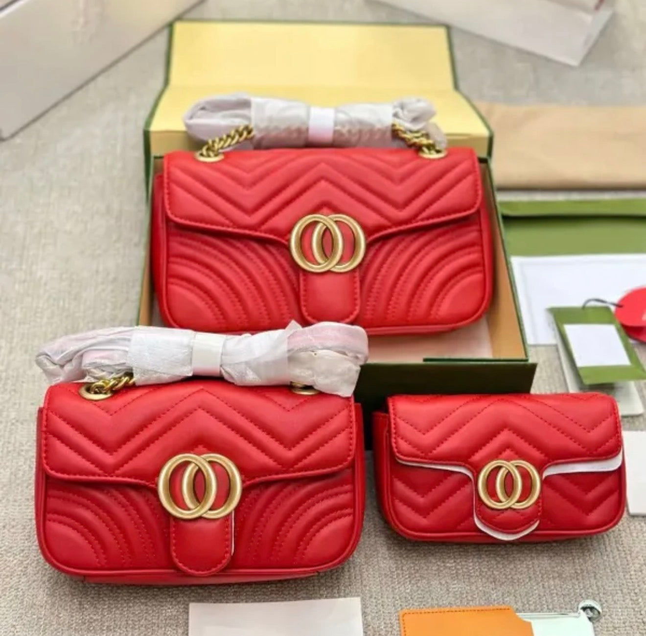 Premium Mirror Quality Marmont Style shoulder Bags