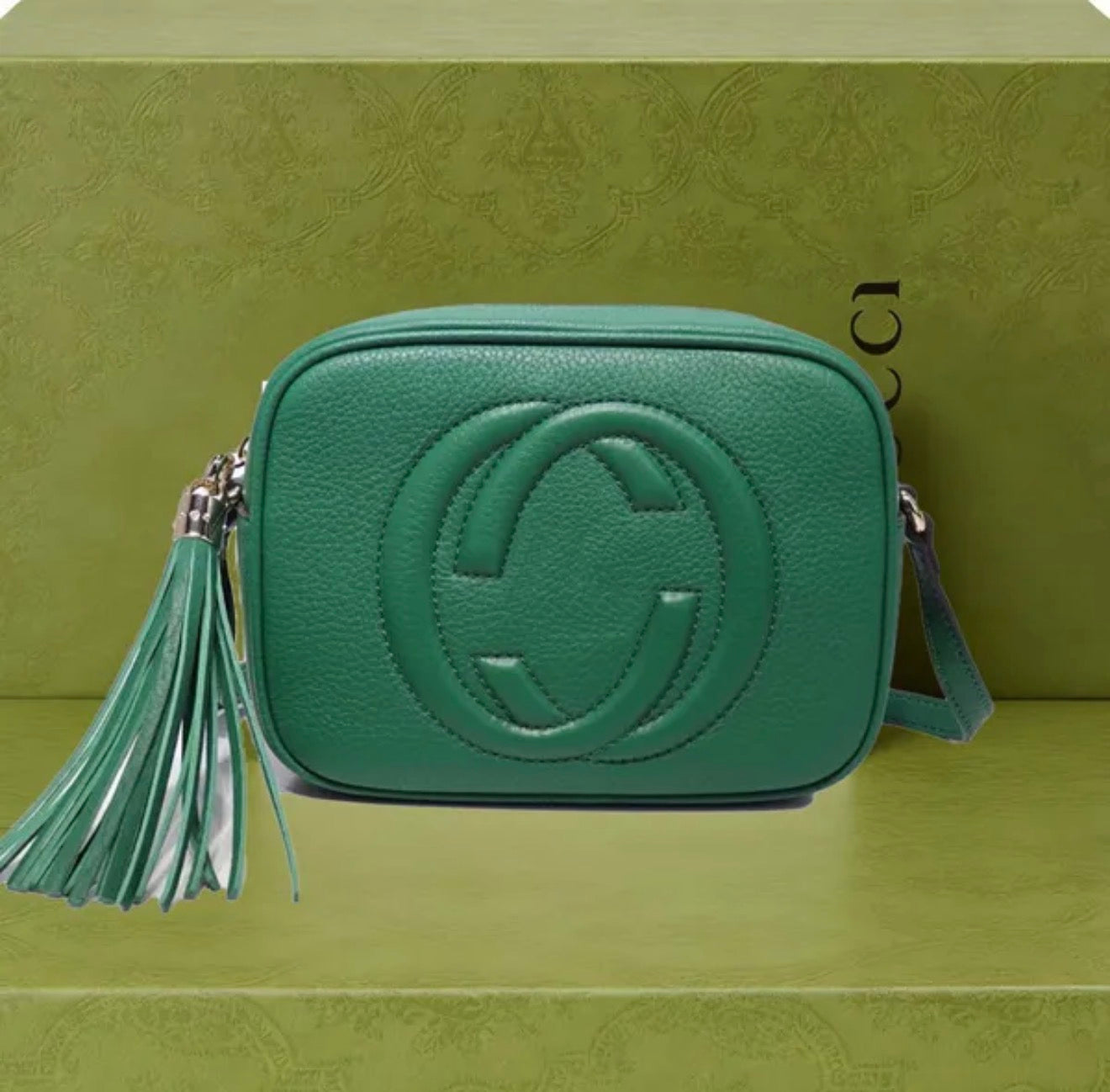 Premium Mirror Quality Leather Soho style Disco Bag