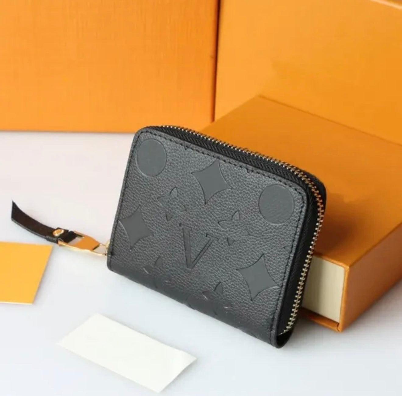 Premium Mirror Quality Zippy coin Classic Patterns small wallets