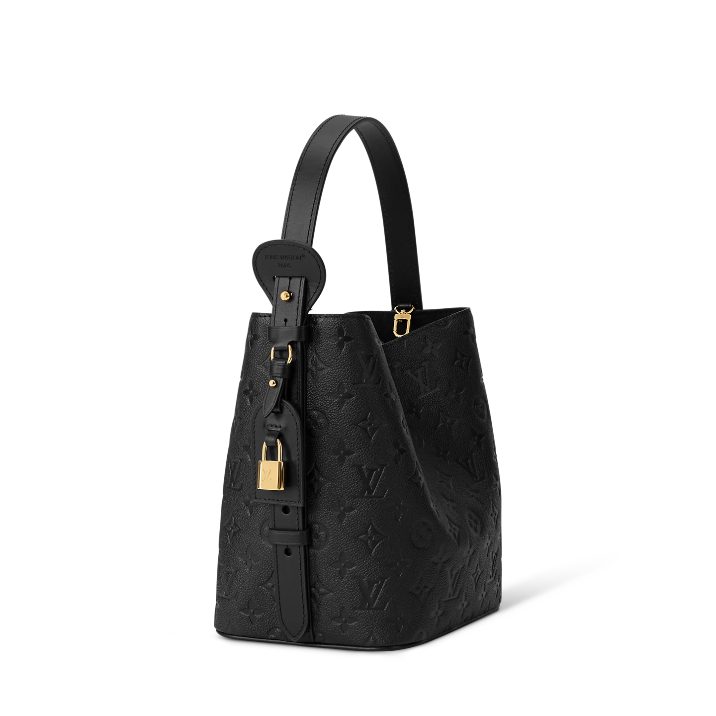 Premium Quality All In BB imprint leather bucket style bag