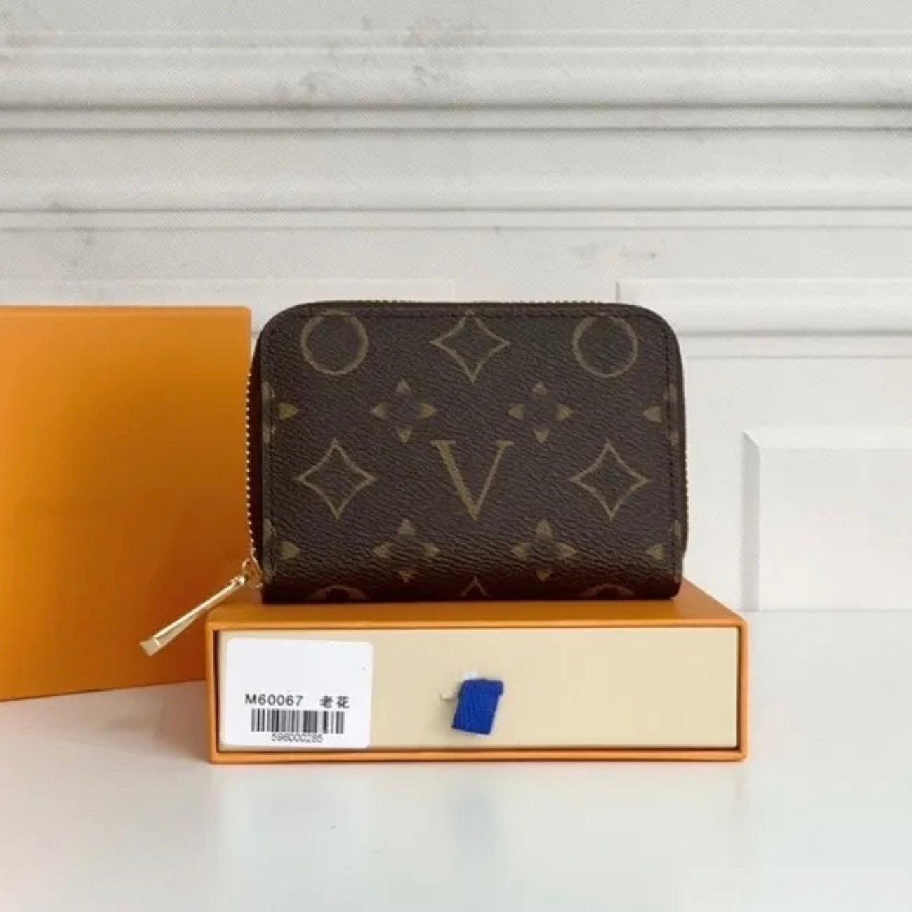 Premium Mirror Quality Zippy coin Classic Patterns small wallets