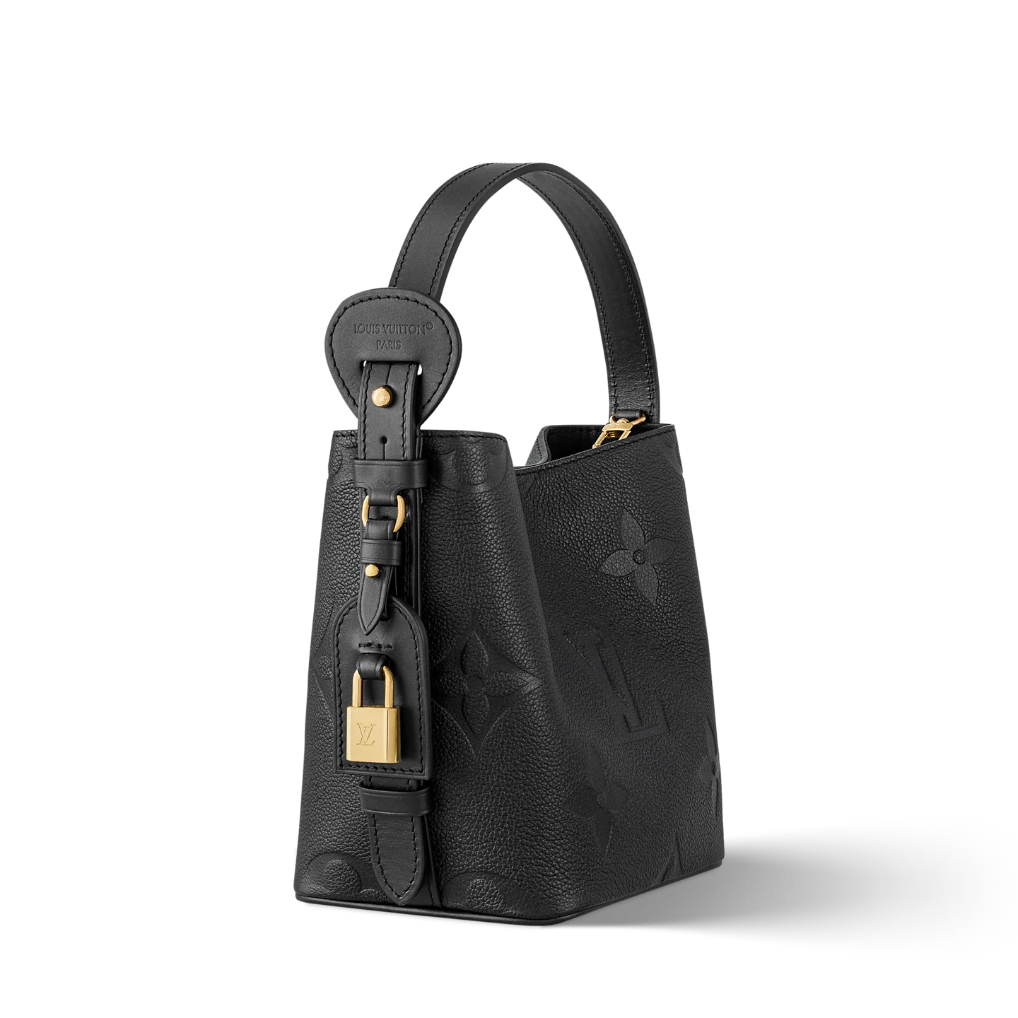 Premium Quality All In BB imprint leather bucket style bag