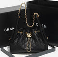 Premium Mirror Quality Leather Hobo Pocket Style With Gold/ Sliver Hardware