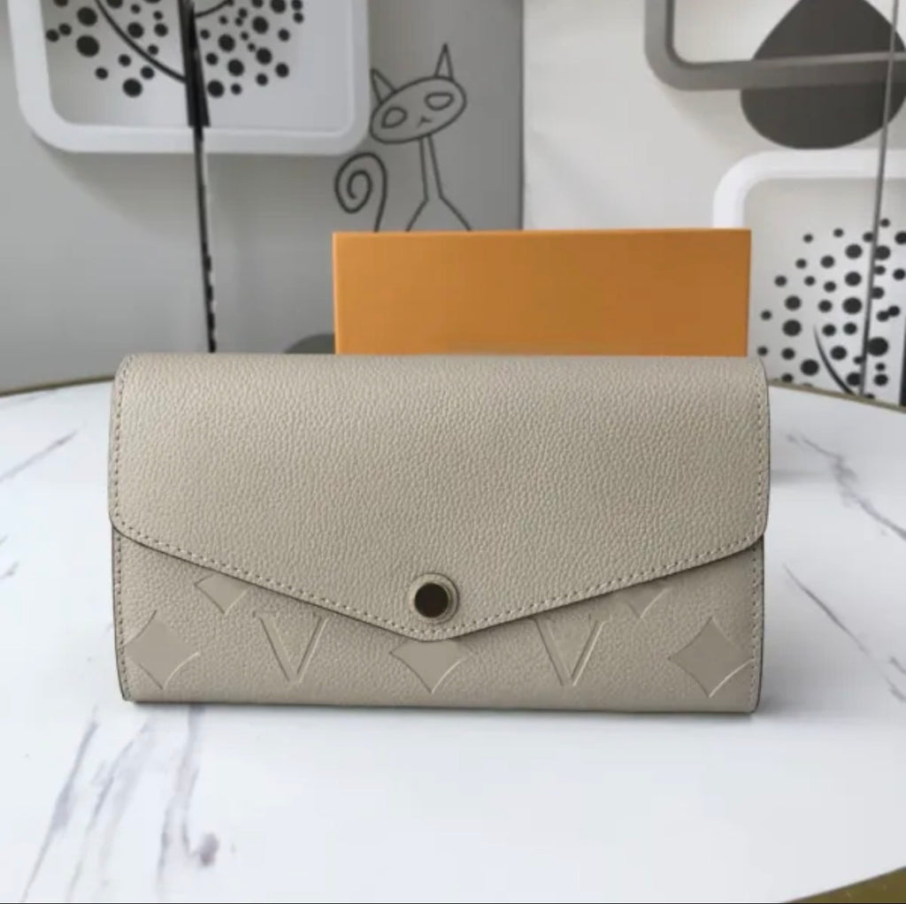 Premium Mirror Quality Sarah Style Classic Monogram Empreinte Leather Wallet
