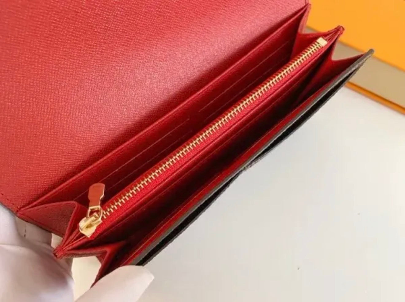 Premium Mirror Quality Sarah Style wallet Classic Pattern
