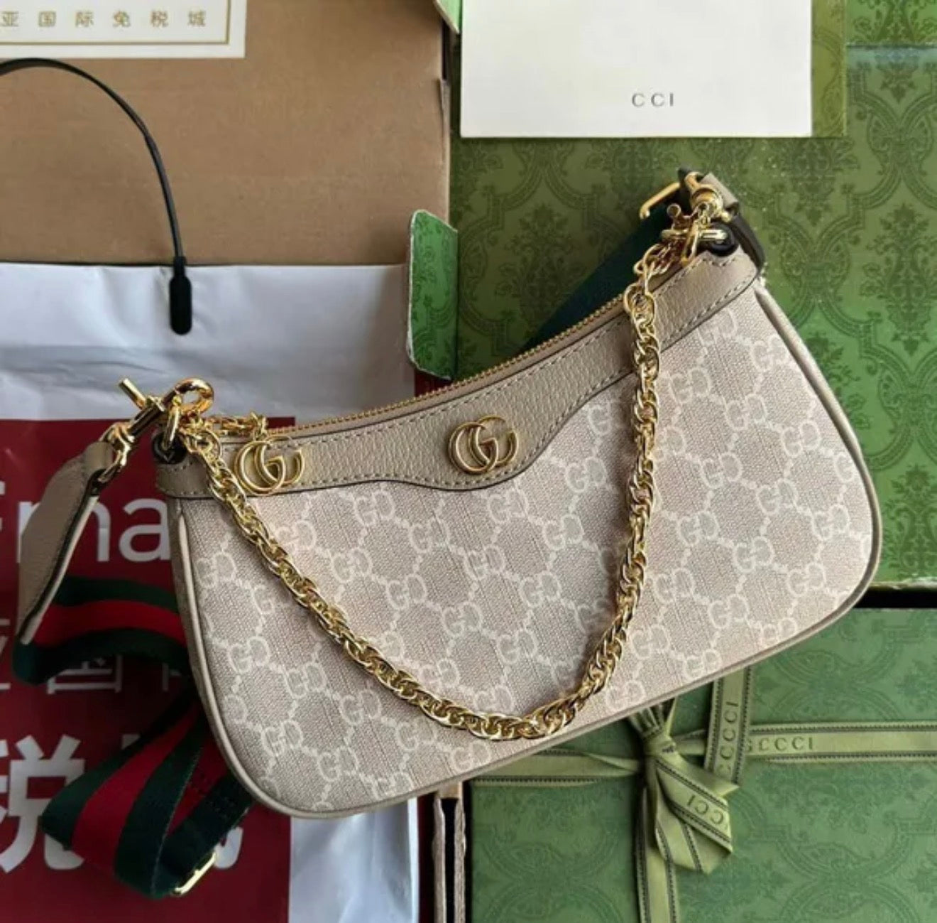 Premium Mirror Quality Ophidia style crossbody shoulder Bag