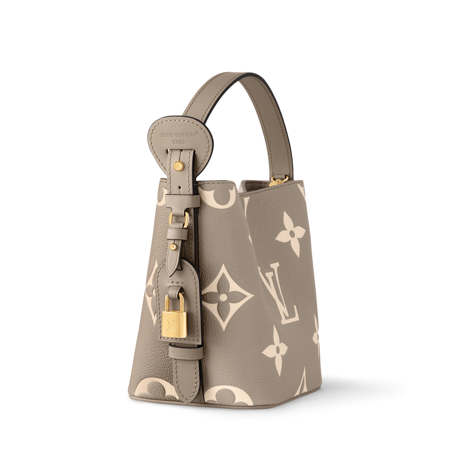 Premium Quality All In BB Bicolour leather bucket style bag
