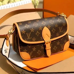 Premium quality Diana Style Monogram pattern shoulder bag ￼