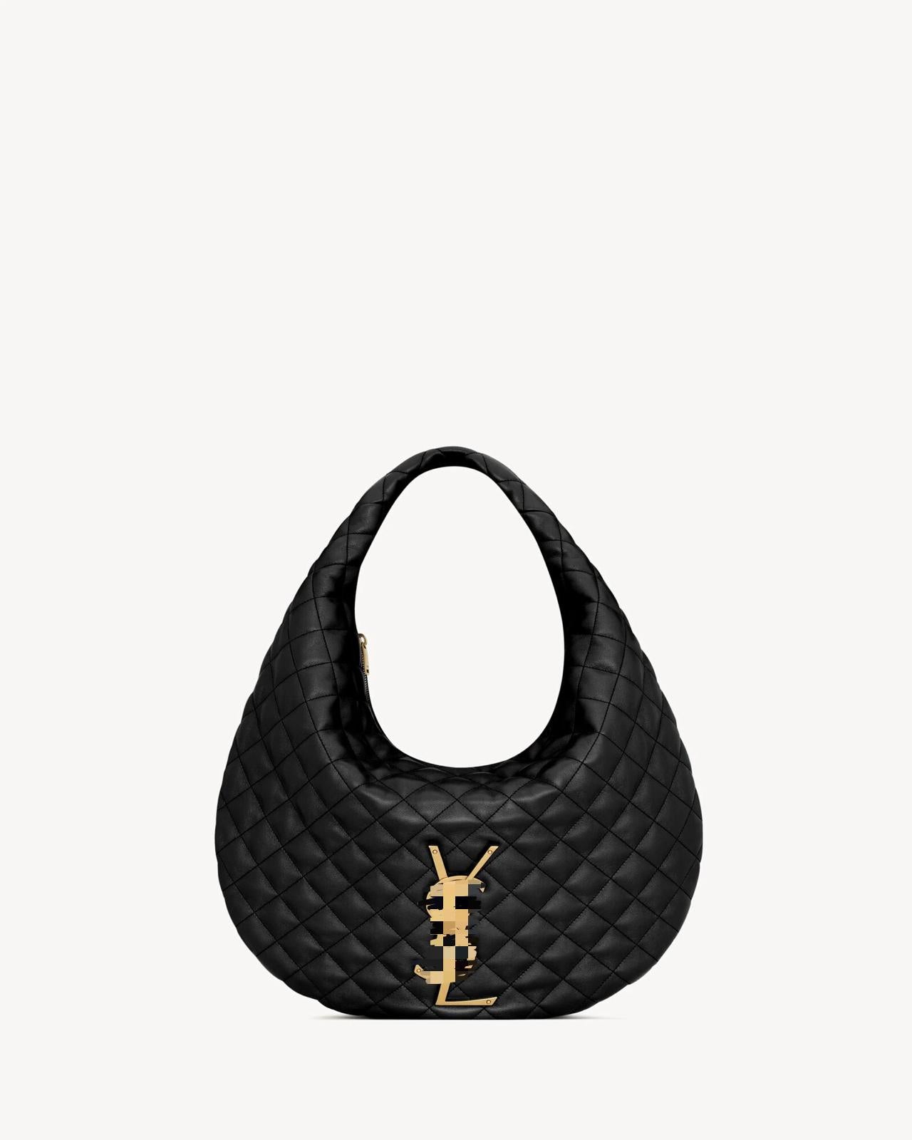 Premium Mirror Quality ICARE HOBO IN QUILTED NAPPA