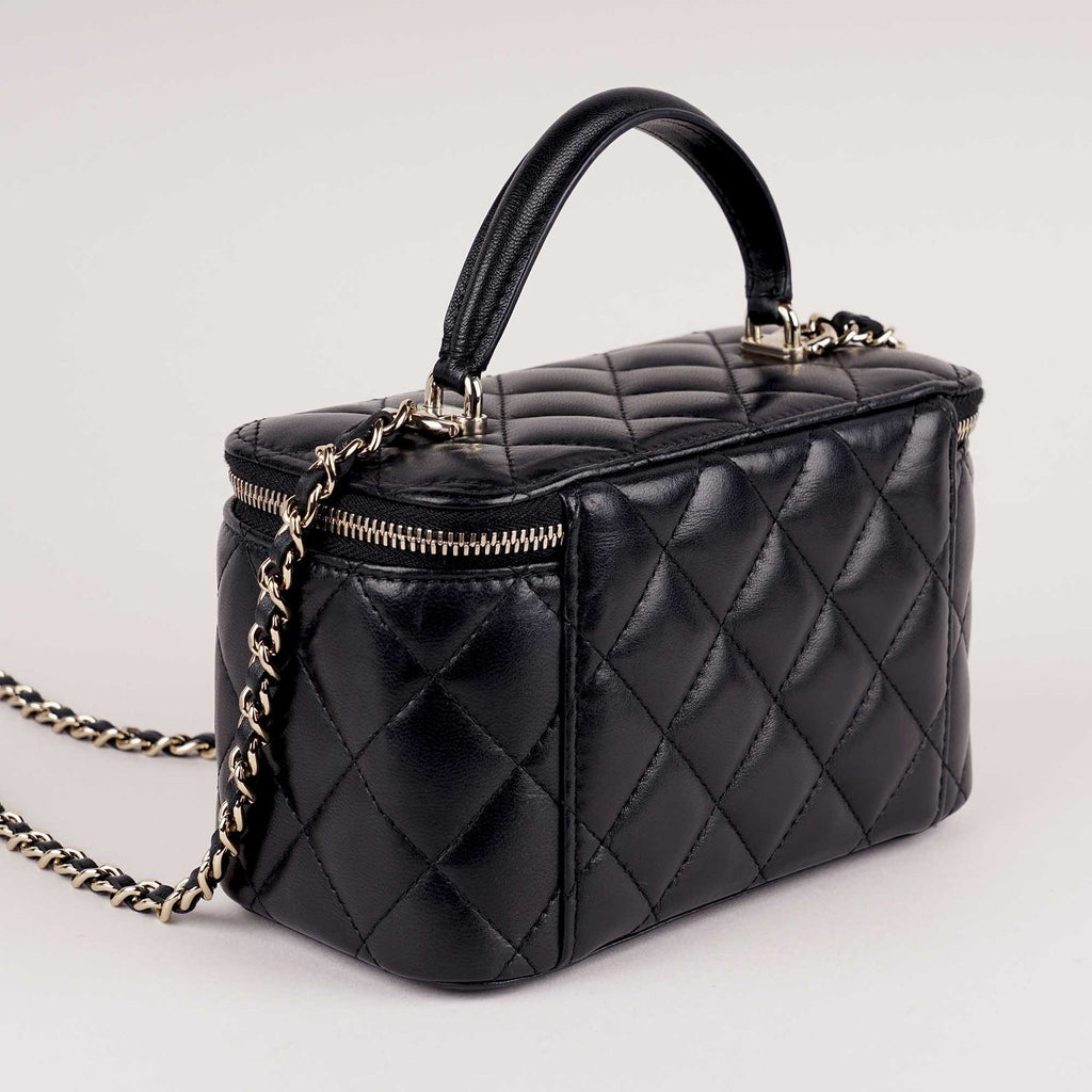 Premium Mirror Quality vanity Style Bag with Gold Hardware