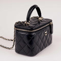 Premium Mirror Quality vanity Style Bag with Gold Hardware