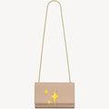 Premium Mirror Quality Kate Shoulder Bag in Beige leather