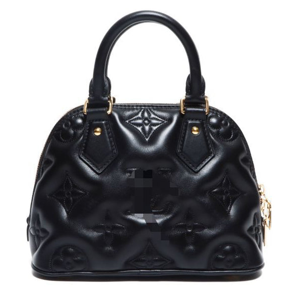 Premium Mirror Quality Alma BB Handbag in Black Leather