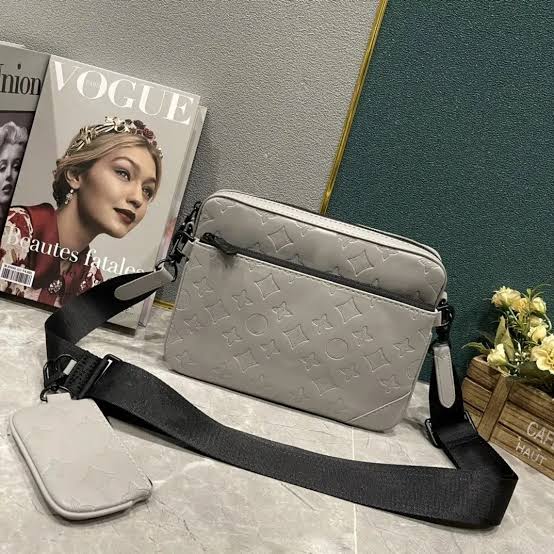 Premium Mirror Quality Men’s Trio Messenger Bag