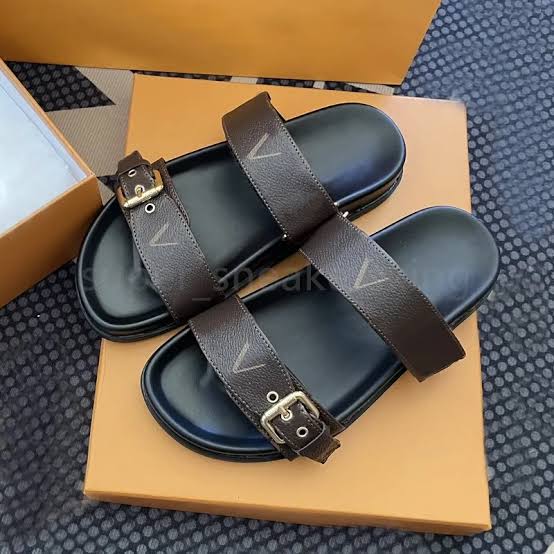 Premium Mirror Quality women’s double strap Slides