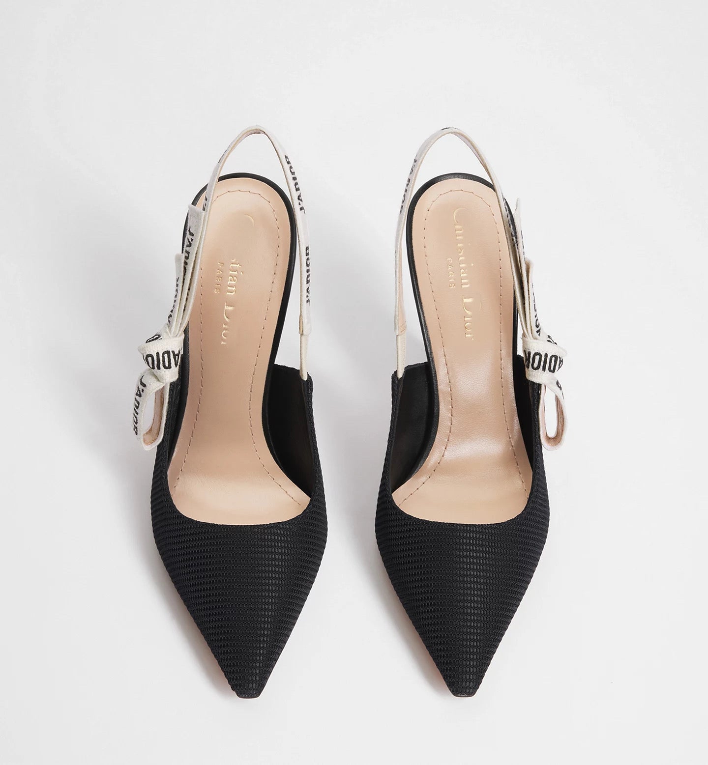Premium Quality Slingback Pump Heels Technical Fabric